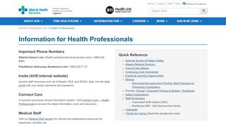 
                            11. Health Professionals | Alberta Health Services