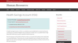 
                            9. Health Savings Account (HSA) | Human Resources | Washington ...