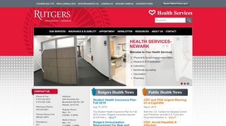 
                            1. Health Services, Rutgers University-Newark