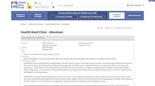 
                            9. Health West Clinic - Aberdeen - Idaho Medical Home Portal