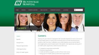 
                            8. Healthcare Careers and Employment Applications at Huntsville