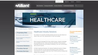 
                            6. Healthcare Insurance | Alliant - Alliant Insurance Services