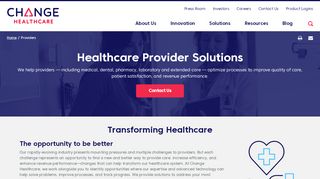 
                            3. Healthcare Provider Solutions | Change Healthcare