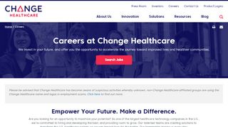 
                            8. Healthcare Technology Jobs | Careers at Change Healthcare