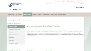 
                            3. HealtheLife Patient Portal - Kossuth Regional Health Center