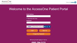 
                            1. HealthFirst Financial - Patient Portal - AccessOne