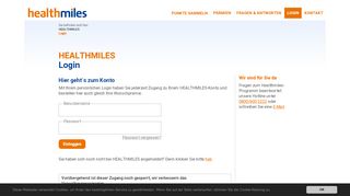 
                            3. HEALTHMILES – Login – SECURVITA …