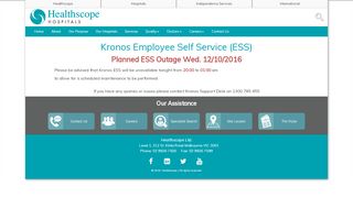 
                            1. Healthscope Hospitals :: KRONOS