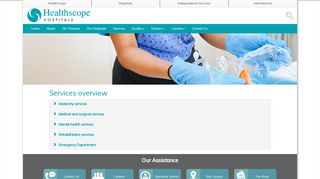 
                            9. Healthscope Hospitals :: Services