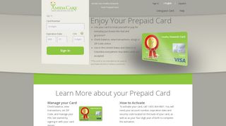 
                            3. Healthy Rewards Visa® Prepaid Card