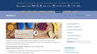 
                            7. Healthy U | PA State System of Higher Education