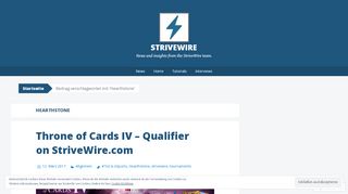 
                            2. Hearthstone | StriveWire