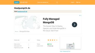 
                            6. Heatpump24.de: Heatpump Server - easycounter.com