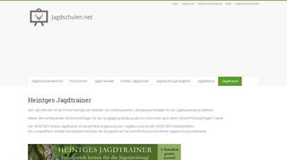 
                            9. Heintges Jagdtrainer - jagdschulen.net