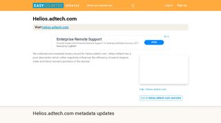 
                            8. Helios Adtech (Helios.adtech.com) - Login...