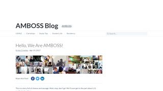 
                            6. Hello, We Are AMBOSS!