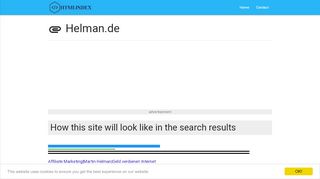 
                            9. helman.de - Affiliate Marketing|Martin Helman|Geld ...