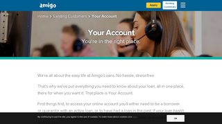 
                            4. Help and Information - Manage my account | Amigo Loans