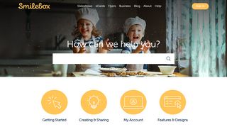 
                            9. Help Center - support.smilebox.com