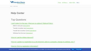 
                            9. Help Center » Vacation Races