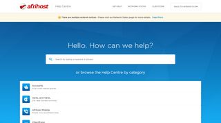 
                            8. Help Centre | Afrihost