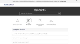 
                            1. Help Centre : GlobalLinker