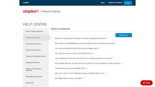 
                            6. Help Centre - Staples Preferred
