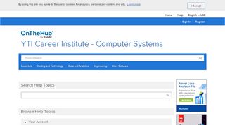 
                            9. Help Contents | YTI Career Institute - Computer Systems - Microsoft ...