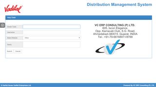 
                            4. Help Desk - Vadilal House Vadilal Enterprises Ltd.