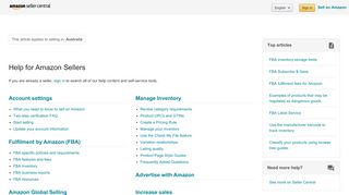 
                            4. Help for Amazon Sellers - Amazon Sign In