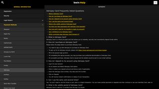 
                            9. Help - General Information - Astropay Card Frequently ...