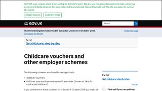 
                            10. Help paying for childcare: Childcare vouchers and other ...