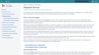 
                            9. Helpdesk Service - User Support Documentation - Pawsey ...