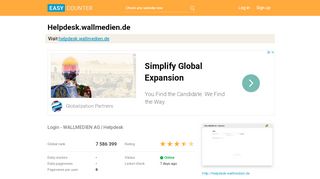 
                            9. Helpdesk.wallmedien.de: Login - WALLMEDIEN AG | Helpdesk