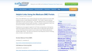 
                            5. Helpful Links Using the Medicare DME Portals | - SafeStep.net