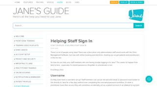 
                            4. Helping Staff Sign In | Jane App - Practice Management ...