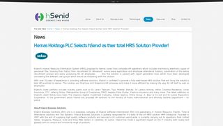 
                            4. Hemas Holdings PLC Selects hSenid as their total HRIS ...