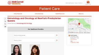 
                            7. Hematology and Oncology at NewYork-Presbyterian Queens | Weill ...