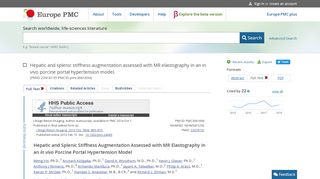 
                            9. Hepatic and Splenic Stiffness Augmentation Assessed with MR ...