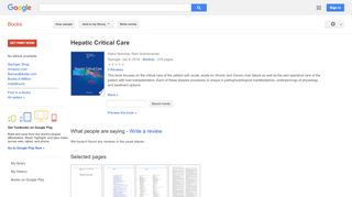 
                            7. Hepatic Critical Care