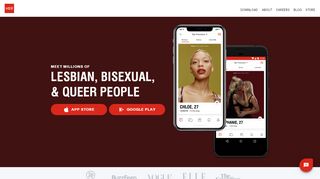 
                            2. HER - Dating and Social App for LGBTQ+ People