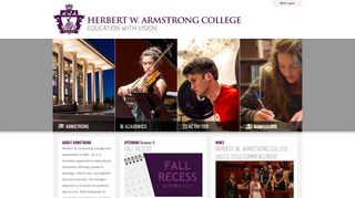 
                            8. Herbert W. Armstrong College