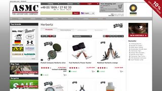 
                            9. Herbertz Products in ASMC Bundeswehr Shop