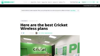 
                            11. Here are the best Cricket Wireless plans - from no data to ...