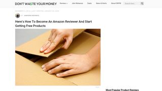 
                            3. Here’s How To Become An Amazon Reviewer And …