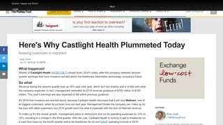 
                            7. Here's Why Castlight Health Plummeted Today | The Motley Fool