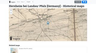 
                            9. Herxheim bei Landau/ Pfalz [Germany] | Mapire - The Historical Map ...