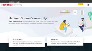 
                            4. Hetzner Online Community