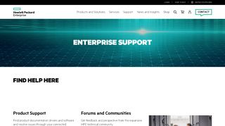 
                            3. Hewlett Packard Enterprise (HPE) Support Help & Customer ...