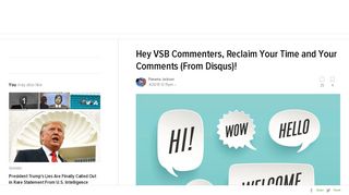 
                            7. Hey VSB Commenters, Reclaim Your Time and Your Comments (From ...